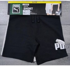 PUMA Shorts Boys Youth Athletic 2-Pack Size M 10/12 Color Light Gray/black