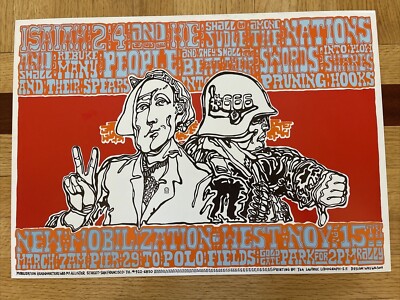 1966 New Mobilization West 11/15 Anti War San Francisco Poster By