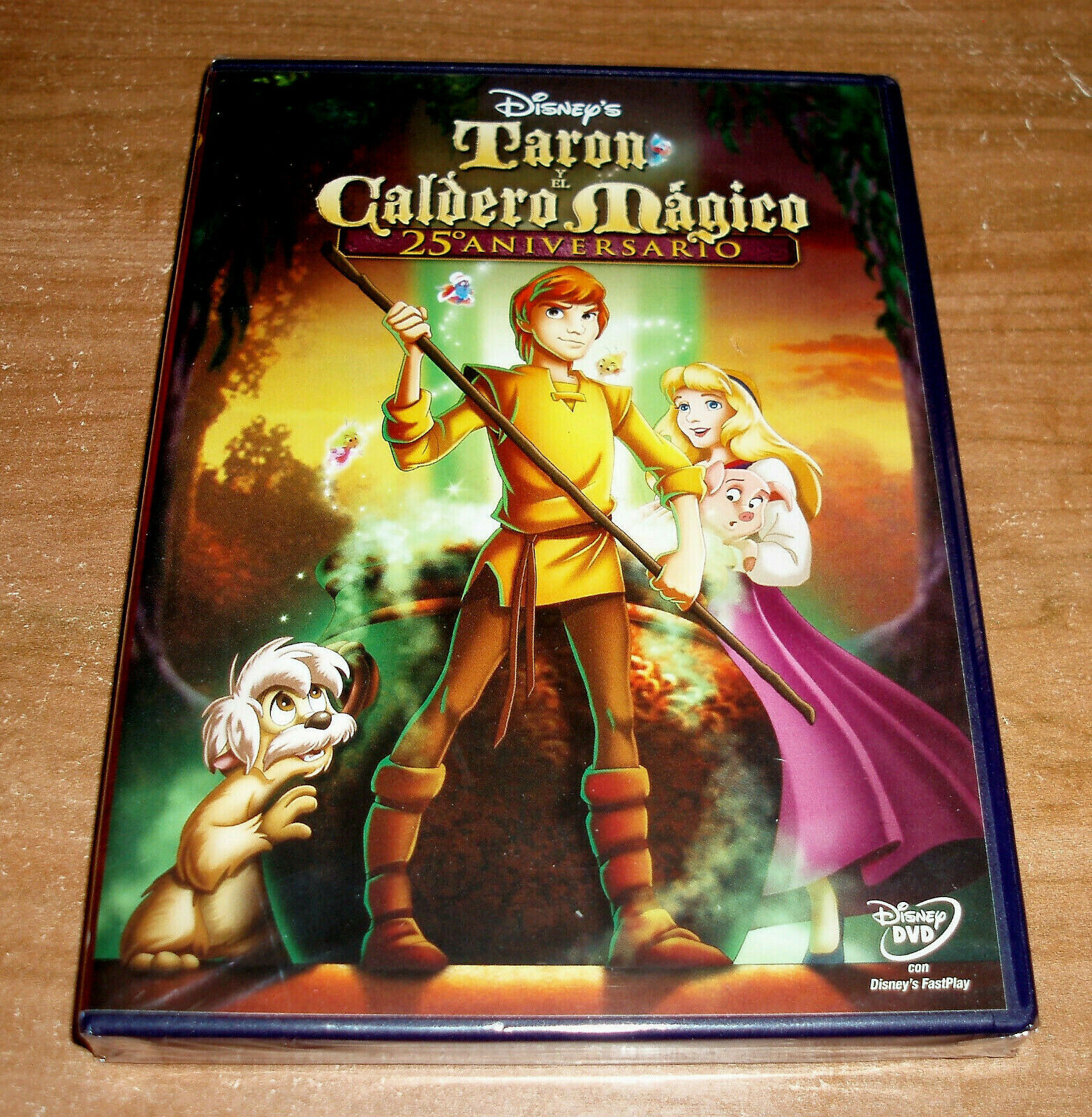 TARON Y EL CALDERO MAGICO CLASICO DISNEY Nº 25 DVD NUEVO (SIN ABRIR) R2