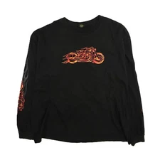 Hot Leathers Motorcycle Long Sleeve T-Shirt Size 2XL