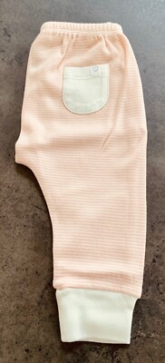 Baby Clothes - MORI Yoga Pants 3-6m - Soft Organic Cotton