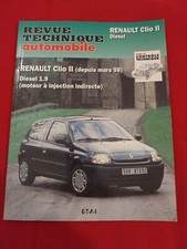 Revue technique Renault Clio 2 1.9 D Rte alize Rxt RTA Renault clio II depuis 98
