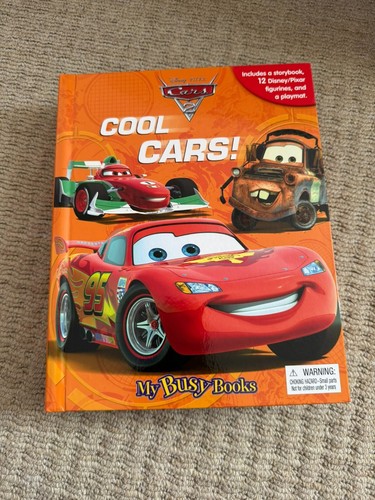 My Busy Books - Disney Cars 2 - Complete Mat & Figures Rare & Collectable Book