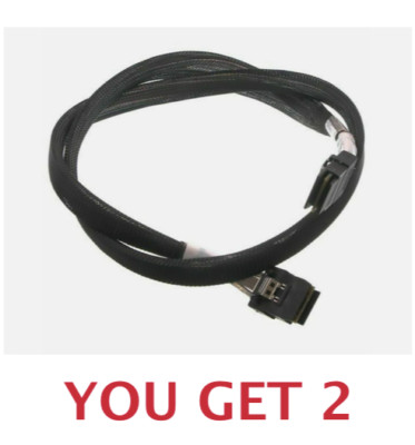 Lot of 2 Open Box - HP Mini SAS Cable 0.8M Point to Point 519512-001 536672-001