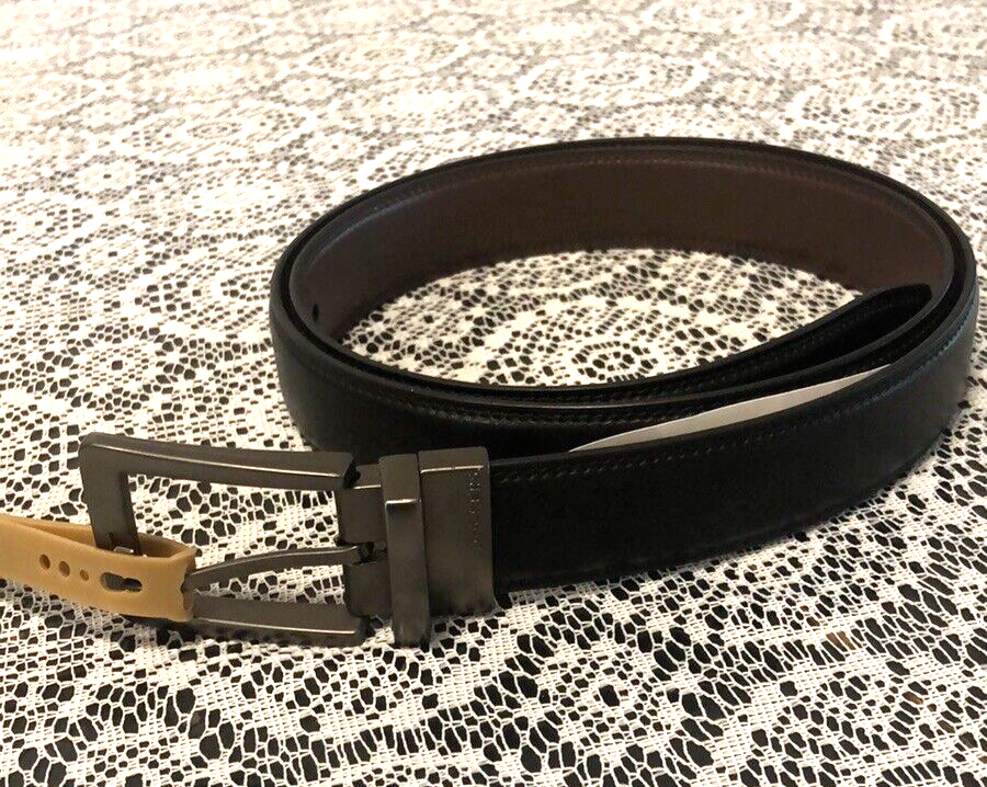 chinese dress ladies Dockers Men's Leather Belt with Double Loop Keeper - Black