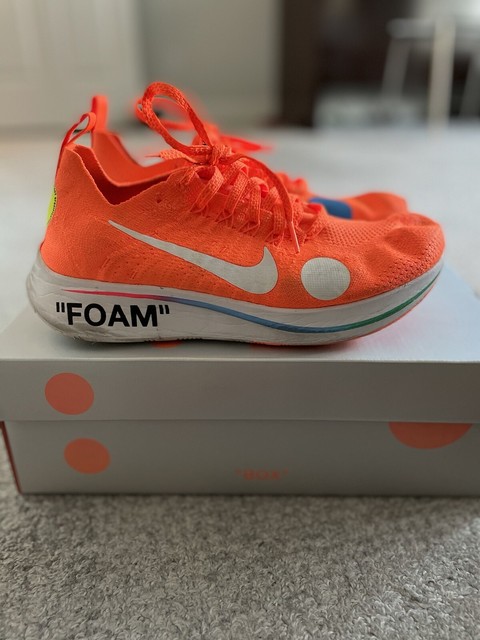 nike x off white zoom fly orange