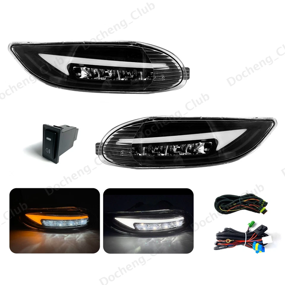 Luces antiniebla LED para Toyota Camry 2005-2008 Corolla 2002-2004 luces de parachoques Foto 3 de 4