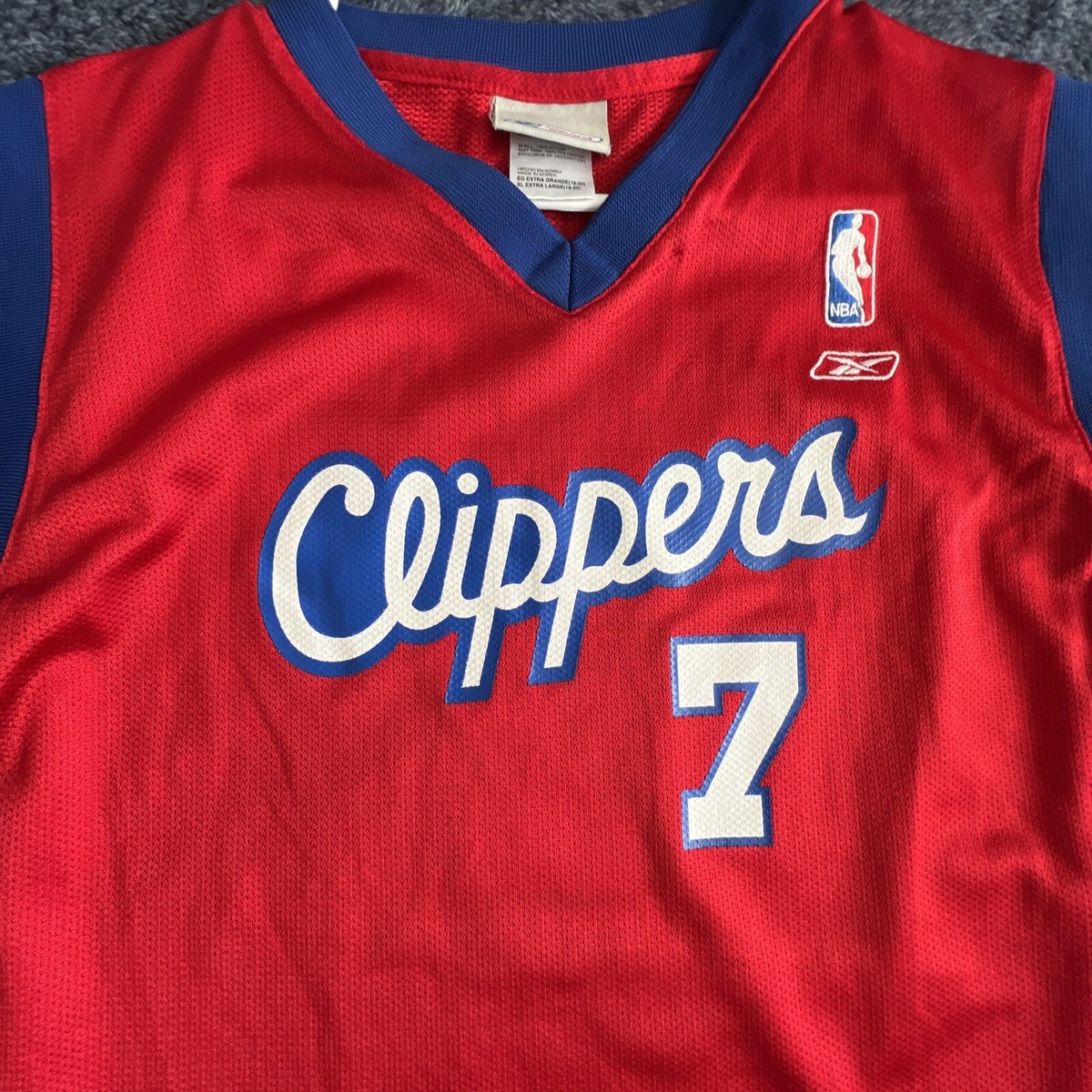 clippers reebok team apparel replica jersey #7 Odom XL | eBay