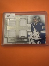2022-23 UD The Cup Andrei Vasilevskiy Foundations Quad Jersey /49 Lightning