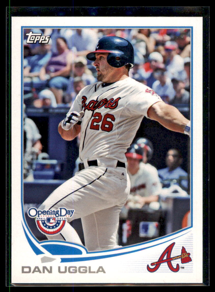 2013 Topps Opening Day   Dan Uggla   #161 Atlanta Braves