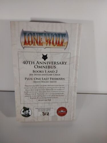 The Lone Wolf Anniversary Omnibus ***BRAND NEW 40th HARDBACK!!*** Joe Dever #312 - Picture 4 of 5