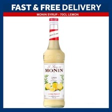 NEW Monin Coffee & Cocktail 70cl Glass Syrup Flavours & Pump - AS USED BY COSTA