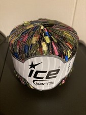 2 Skeins Ice Pink Yellow Green Blue Ladder Yarn 34032 Trellis Ribbon Yarn 164y