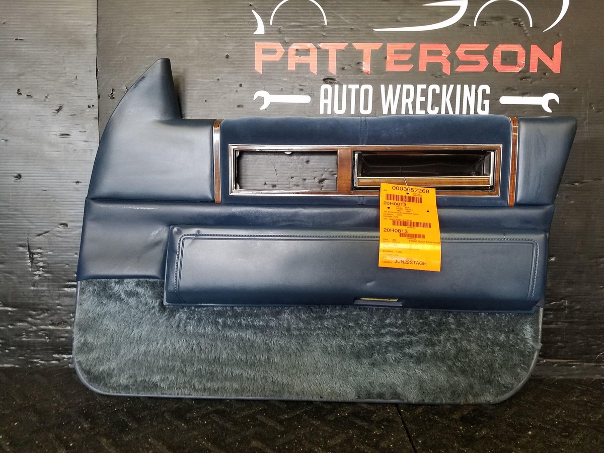 1990 CADILLAC DEVILLE FRONT POWER PASSENGER INTERIOR DOOR TRIM