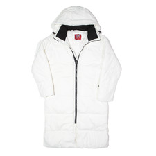 Dickies Puffer Coat White Womens S