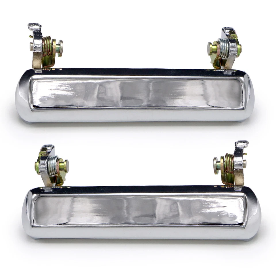 Lh+Rh Chrome Outer Handle Door Chrome For Nissan Datsun 720 Pickup 1980 - 1986 Foto 2 de 4