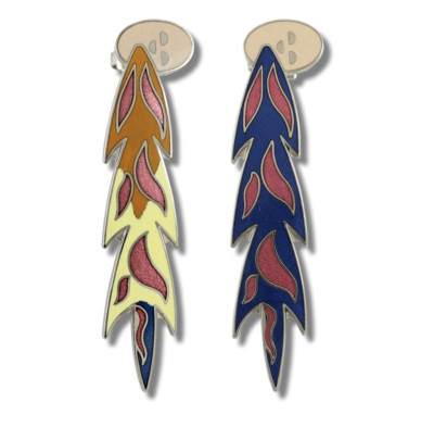 Vintage ACME Studio ''Achoo'' Earrings by Italian Design Group ALCHIMIA NEW