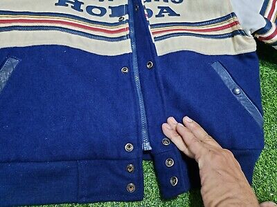 Vintage Rothmans Racing Bomber Jacket Rothmans Honda Racing Vintage Rothmans Racing Bomber Jacket Rothmans Honda Racing