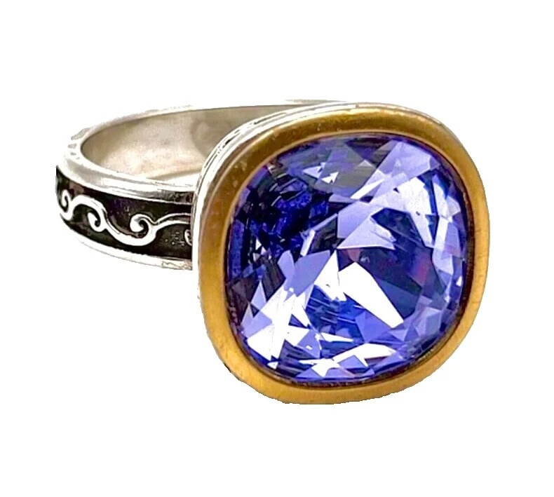 Brighton Silver Plated 5 Ring Fashion Rings