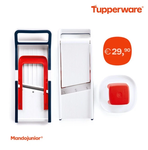 Tupperware Mando Junior Obst und Gemüsehobel Reibe Zerkleinerer