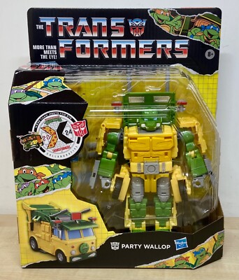 Transformers - Party Wallop Actionfigur - TMNT Collabrative **Brandneu**