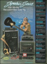 RHCP Flea 1995 Hohner Acoustic Bass Fernandes Mesa Boogie amp guitar rig ad