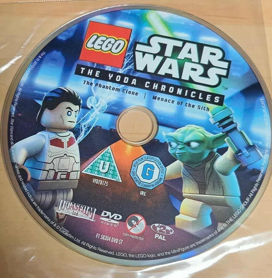 LEGO Star Wars: The Yoda Chronicles (2013) DVD videoCD