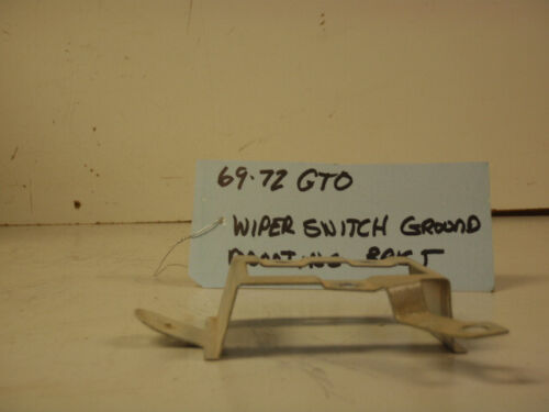 1969-72 WIPER SWITCH GROUND MOUNTING BRACKET FOR GTO JUDGE RA HO - Bild 6 von 10