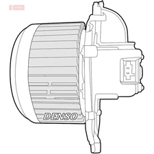 DENSO Cabin Blower Fan DEA07018 - OE Matching Quality and Precision Fit