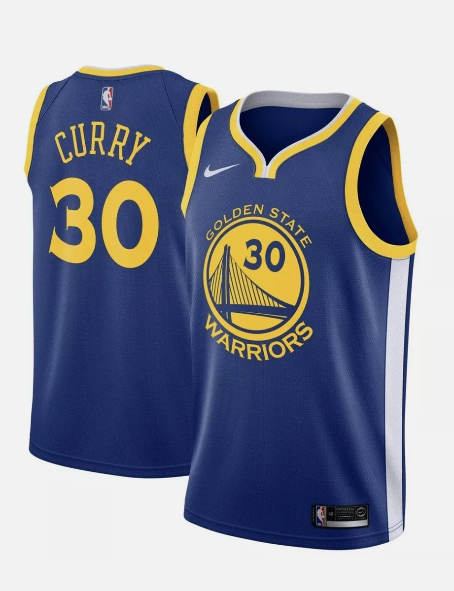 2017 Nike Golden State Warriors Road Steph Curry Swingman Jersey Sz 2XL XXL  NWT