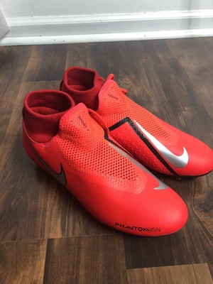 Nike ghost lace phantom VSN mens's sz 9.5 AQ3258-600-red black new! | eBay