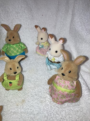 Lil Woodzeez Bunny mom dad grandparents rabbit hoppingood cottontail Figures-11 - Picture 5 of 16