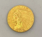 1913 US $2.50 gold Indian Coin .1209AGW XF L24540