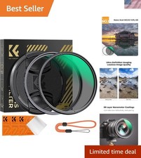 High-Quality 77mm Circular Polarizing  UV Filter Set   Scratch-Resistant Design