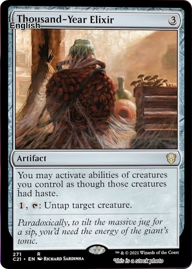 Thousand-Year Elixir - C21 - LP TCG MTG