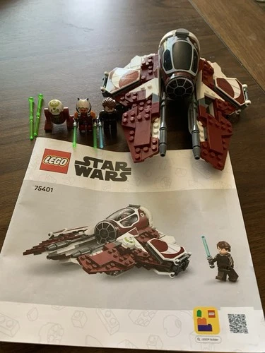 LEGO Star Wars Ahsoka's Jedi Interceptor 75401, 290 Pieces, Minifigs, 8+