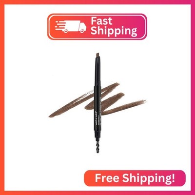 wet n wild Ultimate Eyebrow Retractable Definer Pencil, Medium Brown, Dual-Sided