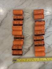 18 NOS 47uF 400V Sprague Aluminum Electrolytic Capacitor 515D Series Open Box