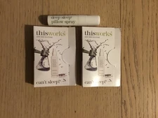 NEW 2x This Works Deep Sleep Pillow Spray 2.5 ml and 1 X 5ml Bottle NEW