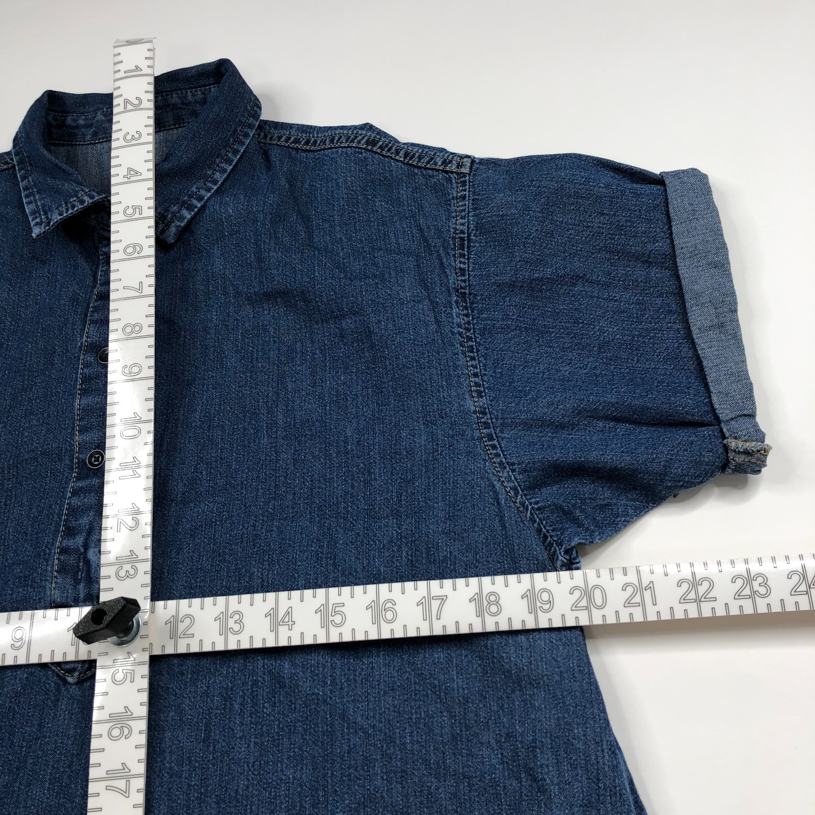 Gap Denim Small Chambray Tunic Collared Women's A… - image 4