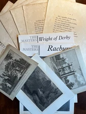 Landseer etching , 2 ESSEX ENGRAVINGS , 6 Poem sheets , 2 art books FREE UK POST