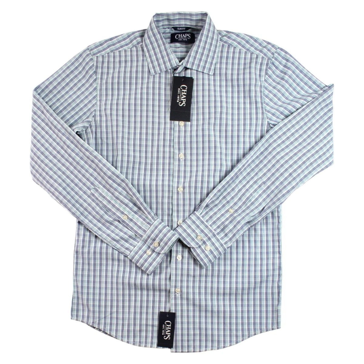 Chaps Slim Dress Shirts for Men for sale | eBay