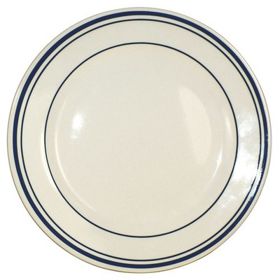 International Tableware Catania Warm White Stoneware Dinner Plate - 9 3/4''Dia