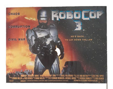 ROBOCOP 3 NANCY ALLEN 1994 16"x12" UK MINI QUAD CINEMA MOVIE FILM POSTER