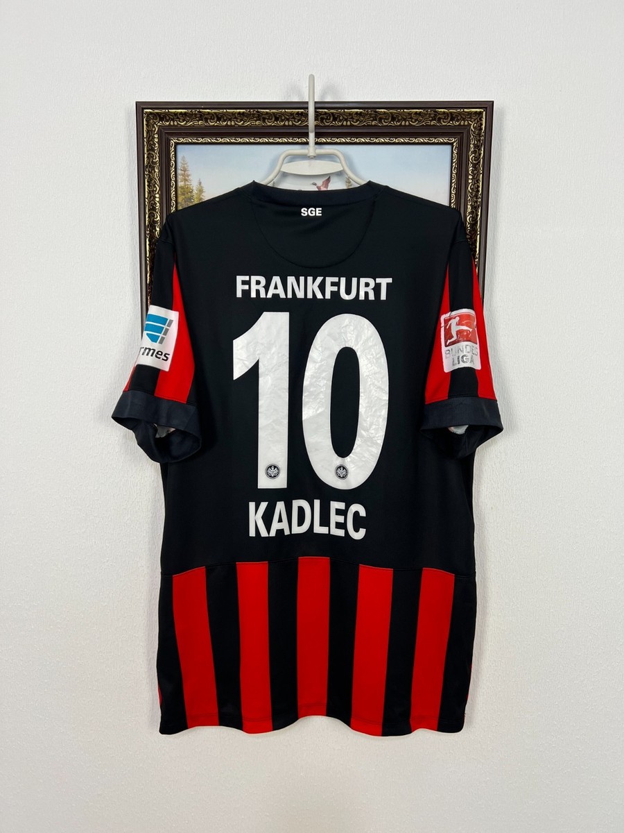 Eintracht Frankfurt Home football shirt 2014 Soccer #10 Kadlec