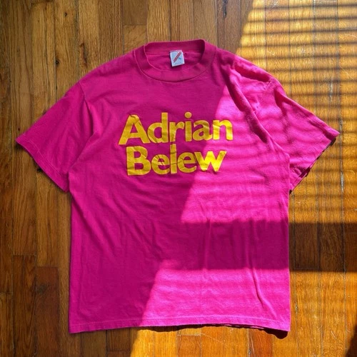 Vintage 1980’s Single Stitch Stitch Adrian Belew Band Tour T 1980s vintage concert t-shirt, vintage, size L, single stitch, B+ condition