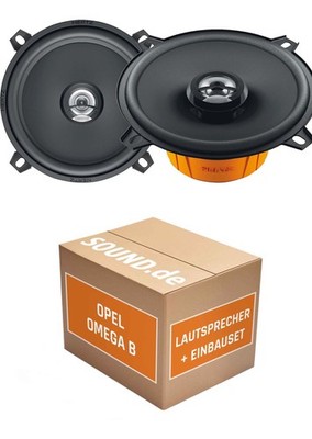 Lautsprecher hinten Hertz DCX 130.3 für Opel Omega B1 | 2x Tief-Mitteltöner mit 