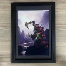 PRIEST OF MARS FRAMED ART TECH-PRIEST ADEPTUS MECHANICUS WARHAMMER 40K 40,000