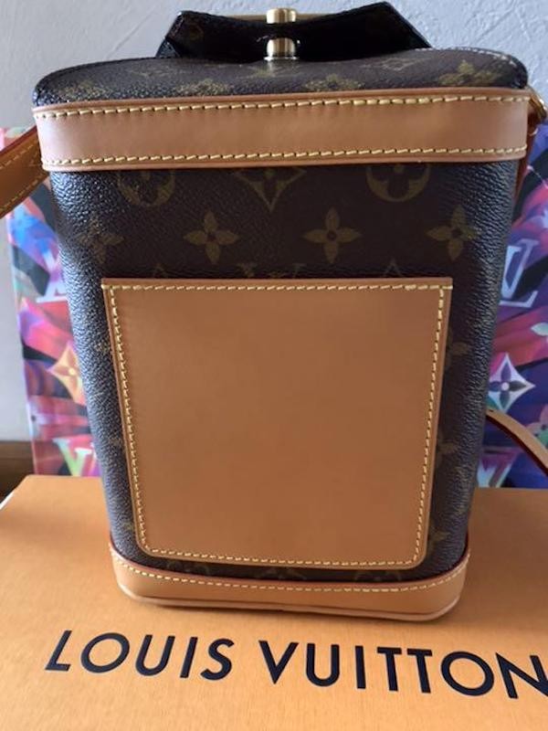 Louis Vuitton Milk Box Crossbody Brown Canvas for sale online