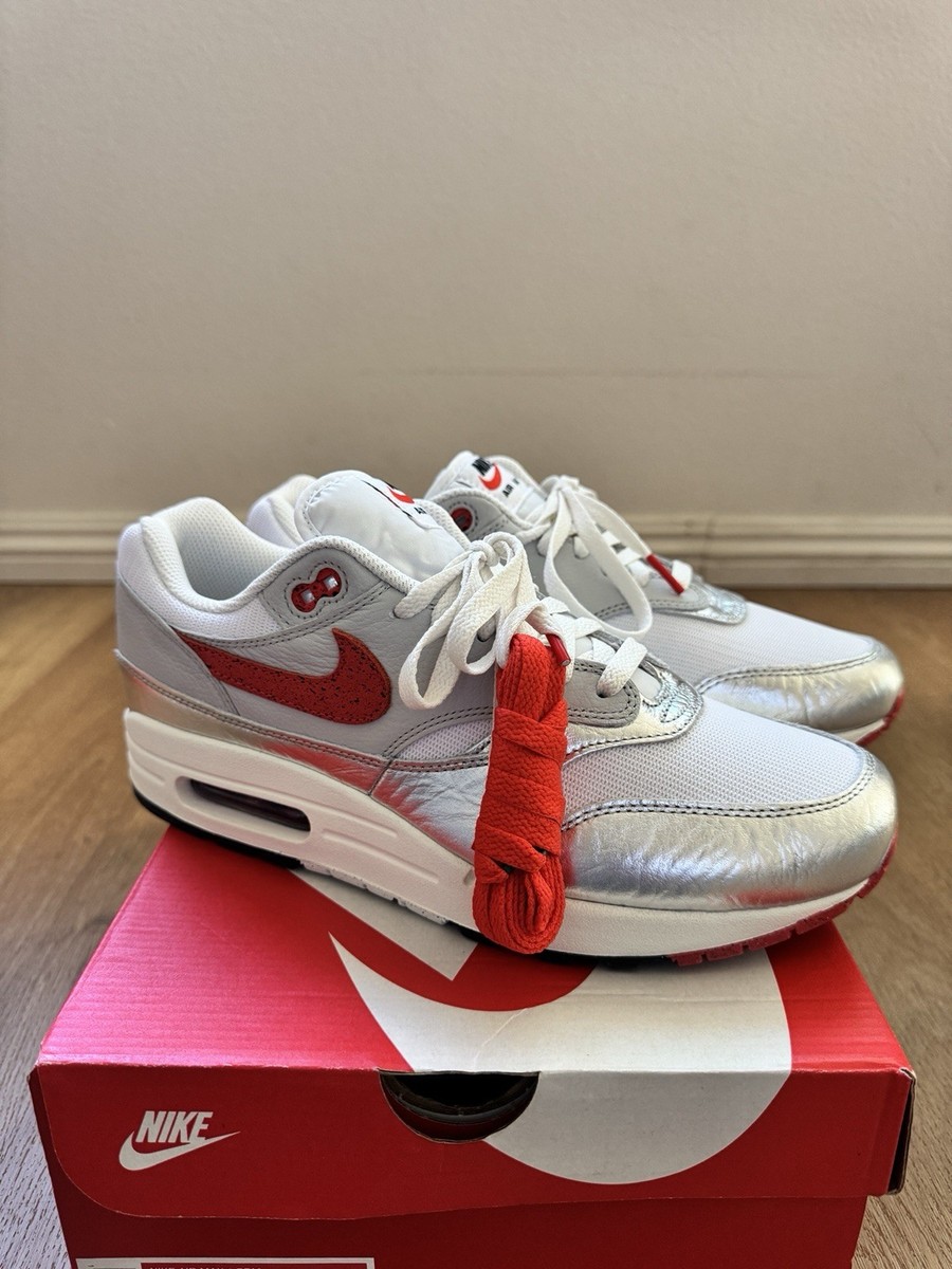 New Nike Air Max 1 PRM Hot Sauce White Chile Red Size 10.5  display picture 2